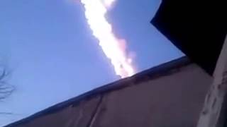 Sound of the meteor falling in Russia [upl. by Elleiand318]