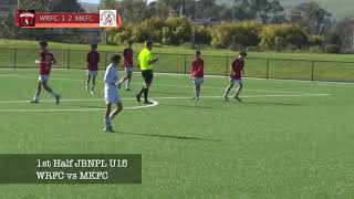 Highlights 2024 JBNPL U15 Whittlesea Ranges FC vs Melbourne Knights FC [upl. by Suillenroc]