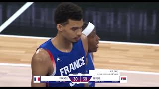 France vs Serbia Full Game Highlights Warm Up Olympics Game Paris 2024 [upl. by Sands213]