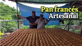 Pan francés artesanal paso a paso en horno de leña [upl. by Meara]