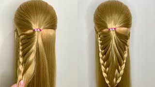 Most Attractive Hairstyle For Long Hair Wedding New Unique Hairstyle For ladies😍 Nour hairstyles78 [upl. by Lagiba]