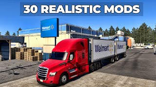 ATS 151 Top 30 Realistic Mods that you should install  ATS Mods [upl. by Egas]