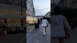 Paris center Châtelet street singer and people [upl. by Muire845]