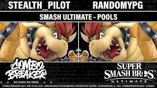 COMBO BREAKER 2024 POOLS  StealthPilot Bowser vs RandomYPG Bowser  Smash Ultimate [upl. by Delacourt]