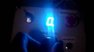 Swing Bob Control Panel  7 Segment Display Test [upl. by Omoj501]