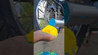 Royal Enfield Bullet 350 Holi 👌👌 shorts ytshorts trending [upl. by Notlaw]