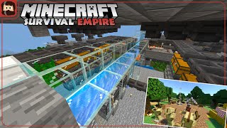 Mega Gold Farm STORAGE  Military Camp Survival Empire S1 EP15 Minecraft Survival Lets Play [upl. by Gladis787]