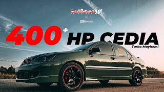 400 HP Mitsubishi CEDIA  Onboard PULLS  WALKAROUND  EXTREME TURBO SLEEPER ALERT [upl. by Costello965]