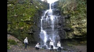 Waterfall Swallet Hidden Waterfall Eyam Derbyshire [upl. by Alekim]