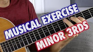 Musical Guitar Exercise Minor Thirds [upl. by Baron947]