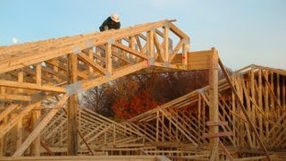 Making A Big Framing Roof [upl. by Wymore798]