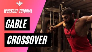 WORKOUT TUTORIAL  Chest exercise  Cable crossover  Biglee [upl. by Caddric]