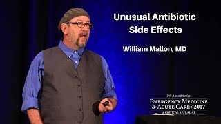 Unusual Antibiotic Side Effects  The EM amp Acute Care Course [upl. by Ahsinod]