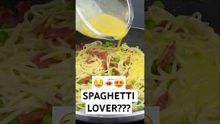 Spaghetti Carbonara ASMR greeneliteasmr asmr shorts [upl. by Marieann642]