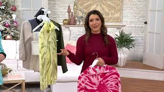 LOGO Life by Lori Goldstein French Terry TieDye Top on QVC [upl. by Dorren]