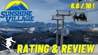 Sunshine Village Ski Resort Review and Rating [upl. by Nedmac676]