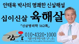 십이신살육해살신살명리학162쪽 갑술명리학 안태옥박사 갑술만세력 한국재능연구소 갑술작명연구소 이름짓기 직업적성 타고난재능 심리철학 결혼날짜 운명 [upl. by Eillat]