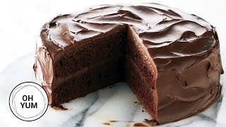 Professional Baker Teaches You How To Make CHOCOLATE CAKE [upl. by Efinnej]