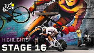 Tour de France 2023 Stage 16  EXTENDED HIGHLIGHTS  7182023  Cycling on NBC Sports [upl. by Stearn]