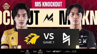 ID M5 Knockout Stage Hari 1  ONIC VS BLACKLIST INTERNATIONAL  GAME 1 [upl. by Atirma843]