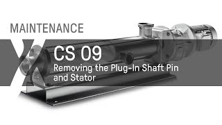 Maintenance CS  09  Removing the PlugIn Shaft Pin and Stator [upl. by Mulligan]