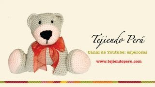 Osito de San Valentín en crochet Parte 3 piernas [upl. by Azaleah]