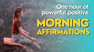 Powerful Positive Morning Affirmations for Success Confidence SelfLove amp Happiness [upl. by Neyut]