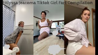 Alyssa Jeacoma Tiktok Girl Fart Compilation [upl. by Aital951]