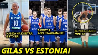 MALALAKI ANG ESTONIA GILAS Handa na Kontra ESTONIA  WEMBY Puro SABLAY sa Kanyang Trending VIDEO [upl. by Puduns]