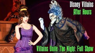 Villains Unite the Night FULL Show at Disney Villains After Hours at the Magic Kingdom Disney World [upl. by Salkcin]