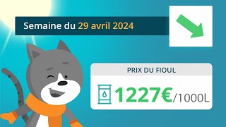 Prix ​​du fioul domestique  semaine du 29 avril 2024 [upl. by Terry]