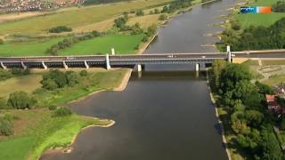 Das WasserstraßenKreuz bei Magdeburg [upl. by Galang]