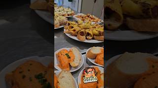 pinchos vascos mi primera clase paisvasco cocina españa reels peru [upl. by Einnel]