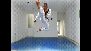 Patadas voladoras o con salto de TAEKWONDO [upl. by Hebel]