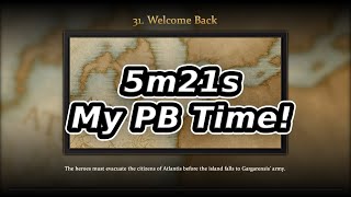 Age of Mythology Retold  TITAN Speedrun  31 Welcome Back 5m21s Ingame time [upl. by Weidar141]