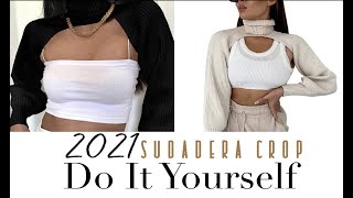 DIY Sudadera Crop Top [upl. by Alyal667]