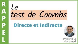 18 TEST DE COOMBS directe et indirecte [upl. by Suiravad1]