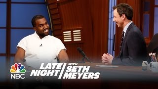 Kanye West on Fatherhood  Late Night with Seth Meyers [upl. by Hadden]