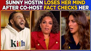 Sunny Hostin LOSES HER MIND After CoHost FACT CHECKS Her [upl. by Ydnih]