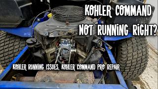 Kohler Command Pro Carburetor Cleaning Troubleshooting Rebuild Repair and Replacement Easy How To [upl. by Roselle]