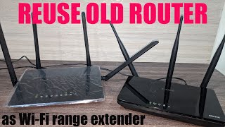 How to use old DLink router as WiFi extender [upl. by Anitniuq]