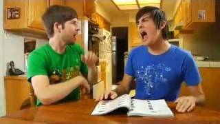 SmoshFood Battle 2009 Bloopers [upl. by Nroht84]