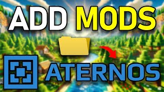 How To ADD MODS To Your Aternos Minecraft Server [upl. by Eniamret24]