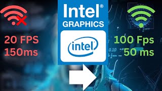 WORKING tweaks to improve FPS and decrease delay on Intel integrated graphics on fortnite [upl. by Nrojb834]