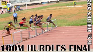 100m hurdles  94th Tamilnadu State Senior Athletics championships 2022 [upl. by Anwahsal]