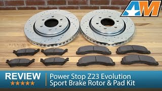 20092016 F150 Power Stop Z23 Evolution Sport Brake Rotor amp Pad Kit 2WD4WD 6Lug Review [upl. by Hoyt]