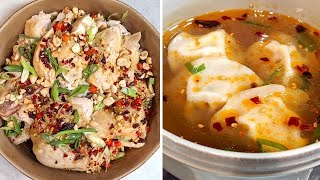 How to Make Poached Chile Chicken and Wonton Soup  Andrew Zimmern [upl. by Nnodnarb]