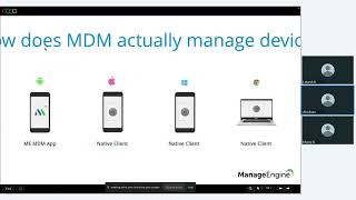 ManageEngine MDM Free Training  App Management and Device Security [upl. by Anica]