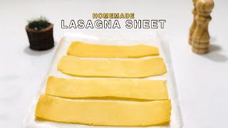 HOMEMADE LASAGNA SHEET  EASY HOMEMADE LASAGNA SHEET [upl. by Michelsen]