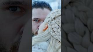 daenerys targaryen kisses jon snow 😘😘 Dragon is watching got gameofthrones shorts ytshorts [upl. by Ellesij840]